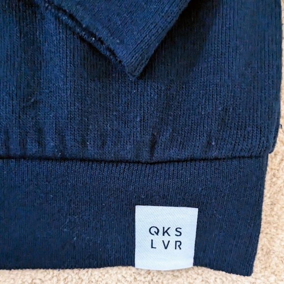 Quicksilver Navy Sweater with Button detail - size M - Picture 4 of 5